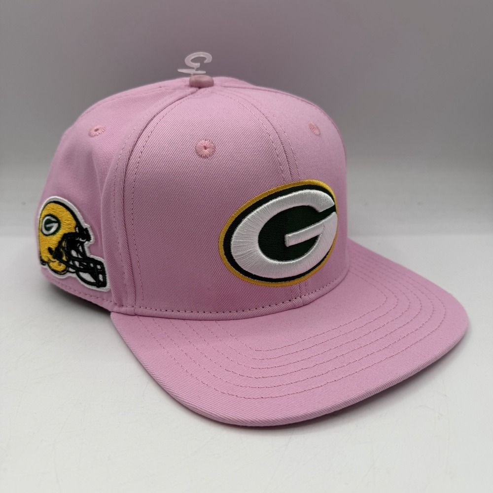 Pro Standard Green Bay Packers Hat Cap Pink Snapback Adjustable‎ NFL Football